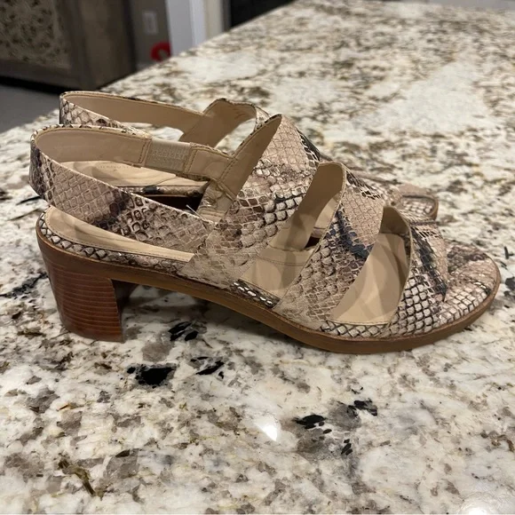Cole Haan ADELLA sandal Python Snakeskin Print - 8.5 - Picture 2 of 15